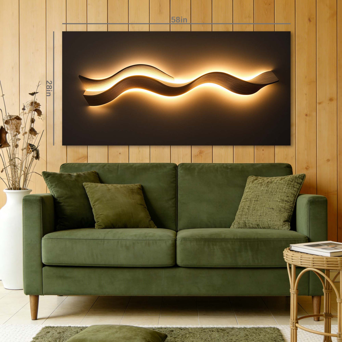 Yellow Abstract Wall Art for Living Room Canvas Painting Prints Art Deco Artwork Office Bedroom Decor