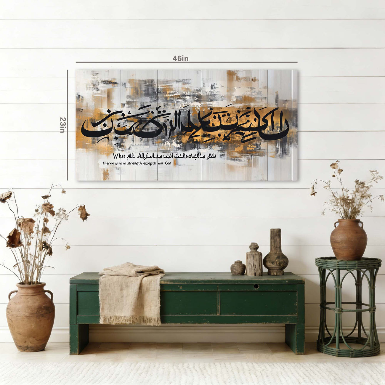 Navy Blue Abstract Religious Wall Art Art Deco Painting Prints Canvas Artwork Living Room Family Bedroom Office Decor