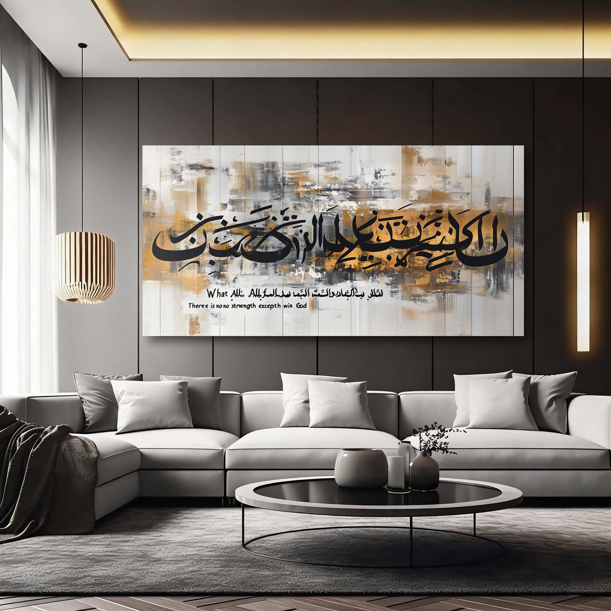 Navy Blue Abstract Religious Wall Art Art Deco Painting Prints Canvas Artwork Living Room Family Bedroom Office Decor