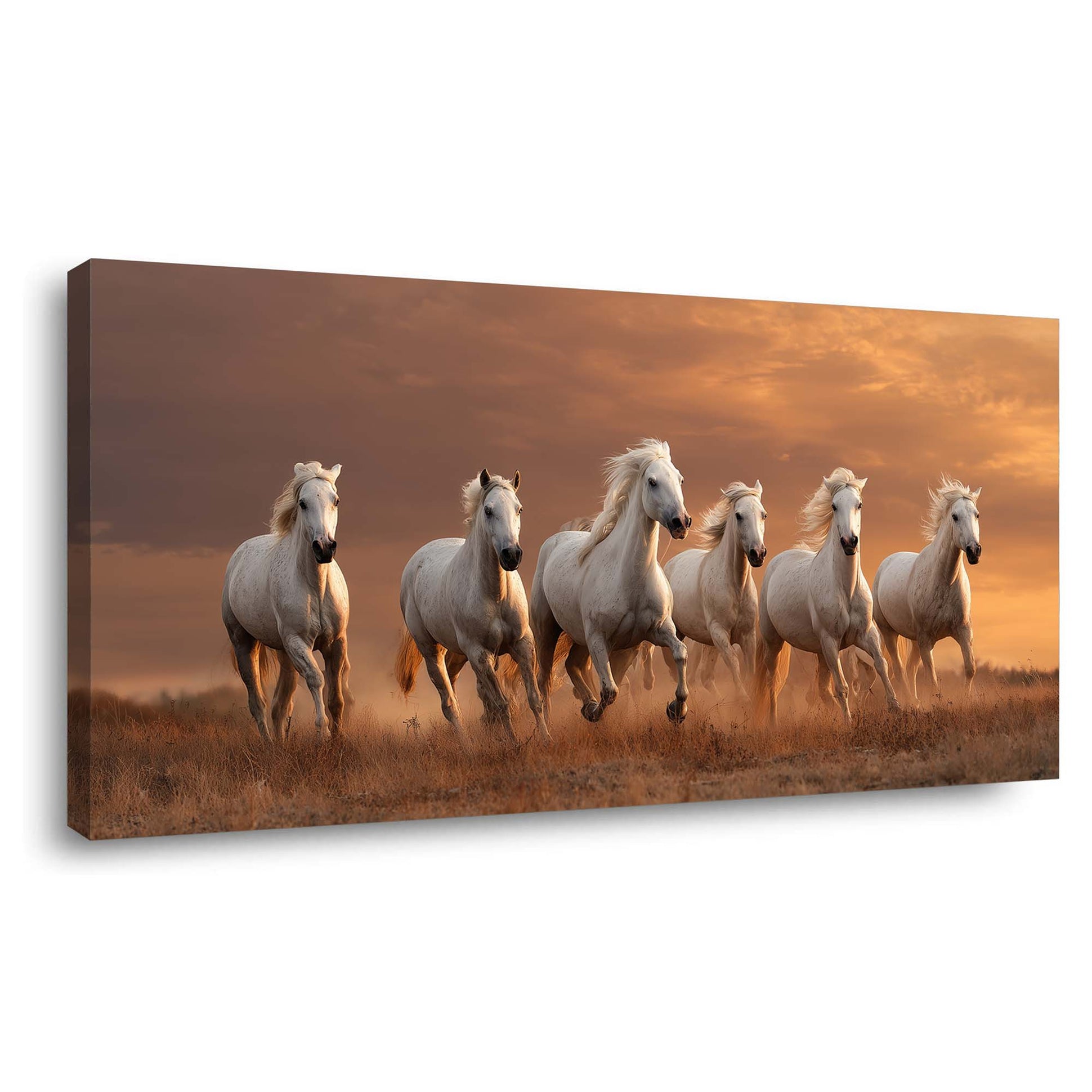 Navy Blue Wildlife Animals Canvas Wall Art for Living Room Prints Artwork Bedroom Office Decor