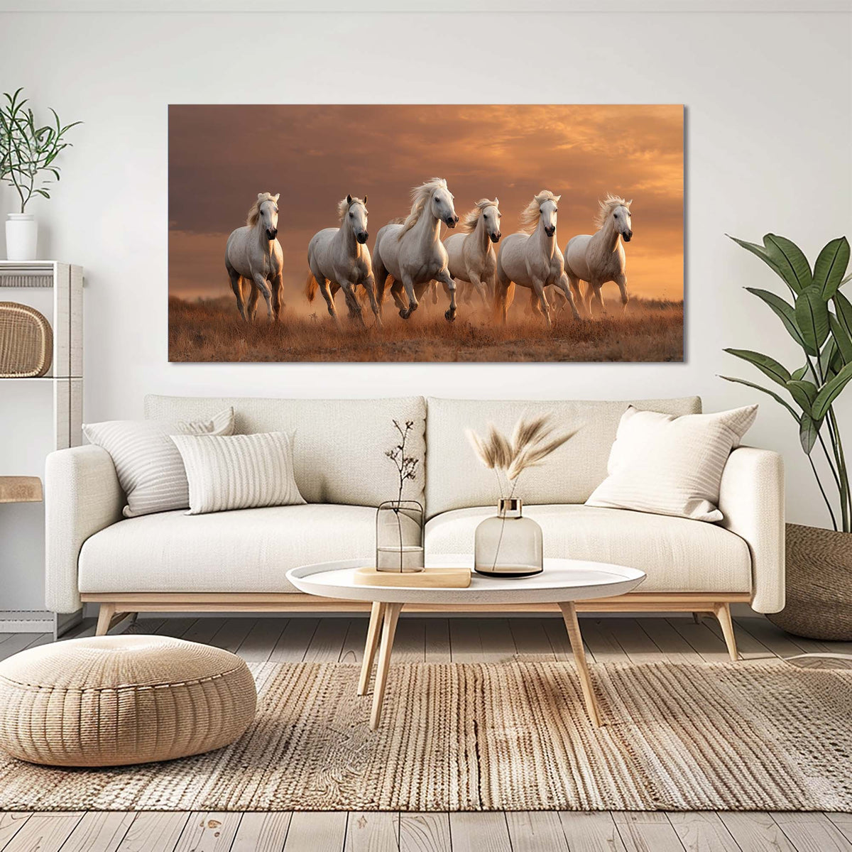 Navy Blue Wildlife Animals Canvas Wall Art for Living Room Prints Artwork Bedroom Office Decor