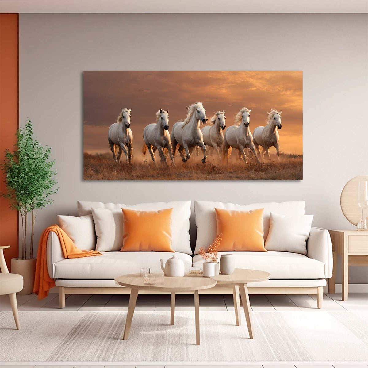 Navy Blue Wildlife Animals Canvas Wall Art for Living Room Prints Artwork Bedroom Office Decor