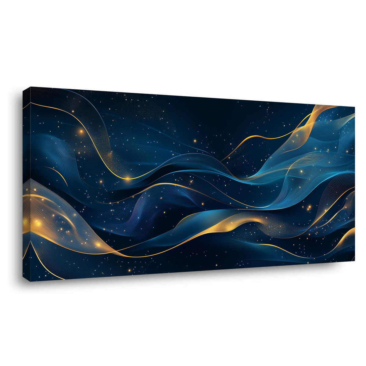 Blue Fantasy Abstract Wall Art Art Deco Painting Prints Canvas Artwork Living Room Family Bedroom Office Decor