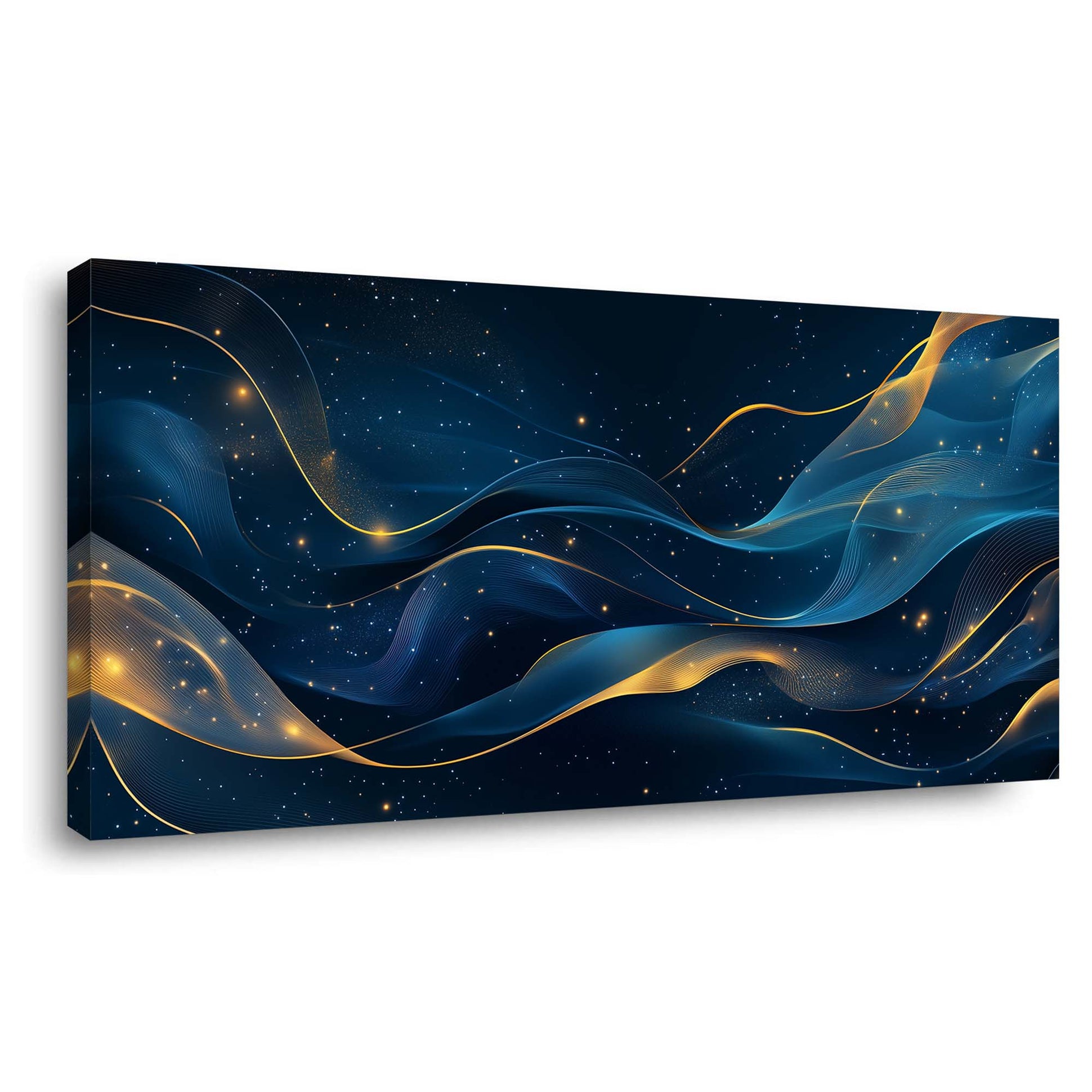 Blue Fantasy Abstract Wall Art Art Deco Painting Prints Canvas Artwork Living Room Family Bedroom Office Decor