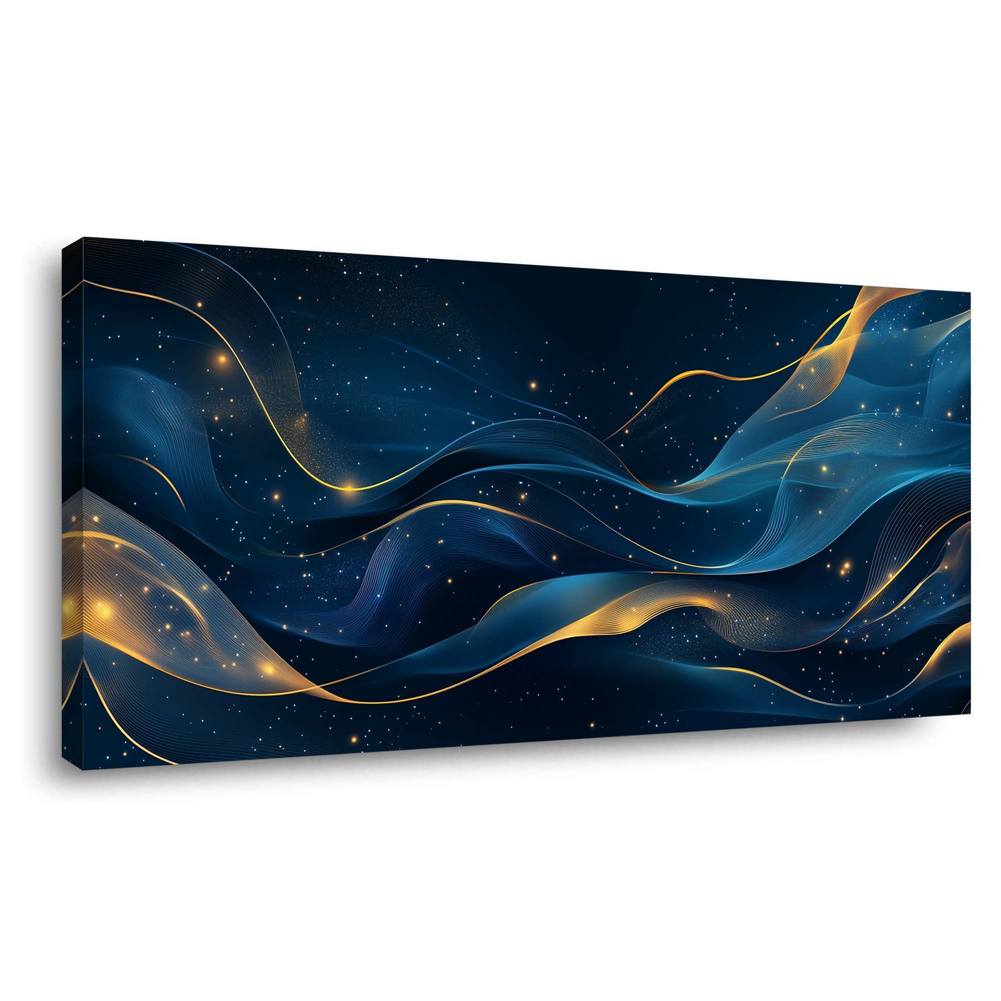 Blue Fantasy Abstract Wall Art Art Deco Painting Prints Canvas Artwork Living Room Family Bedroom Office Decor