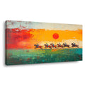 Green Abstract Animals Wall Art for Living Room Canvas Painting Prints Artwork Family Bedroom Office Decor