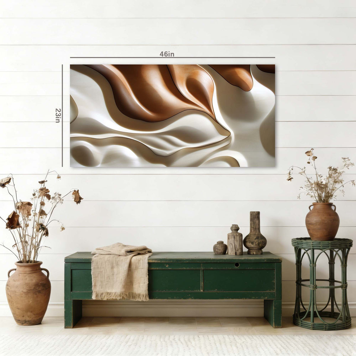 Brown Abstract Abstract Wall Art Canvas Painting Prints Artwor Office Bedroom Living Room Decor