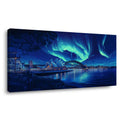 Navy Blue Fantasy Science Fiction Wall Art for Living Room Canvas Painting Prints Artwork Family Bedroom Office Decor
