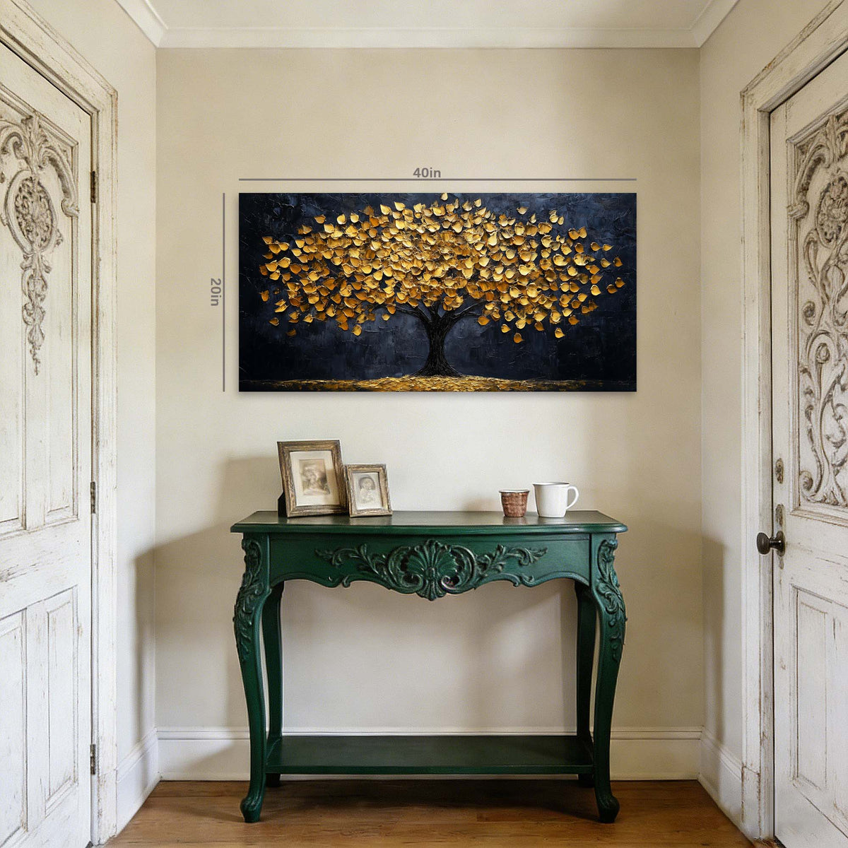Navy Blue Abstract Abstract Wall Art Modern Canvas Painting Prints Artwork Office Hallway Bedroom Living Room Decor