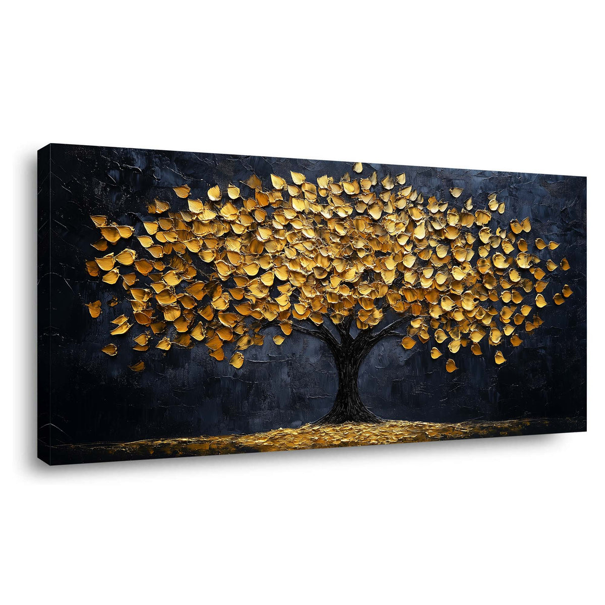 Navy Blue Abstract Abstract Wall Art Modern Canvas Painting Prints Artwork Office Hallway Bedroom Living Room Decor