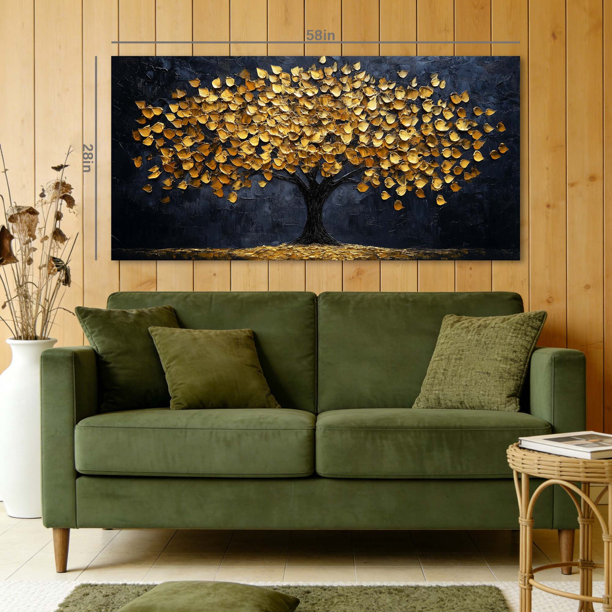 Navy Blue Abstract Abstract Wall Art Modern Canvas Painting Prints Artwork Office Hallway Bedroom Living Room Decor