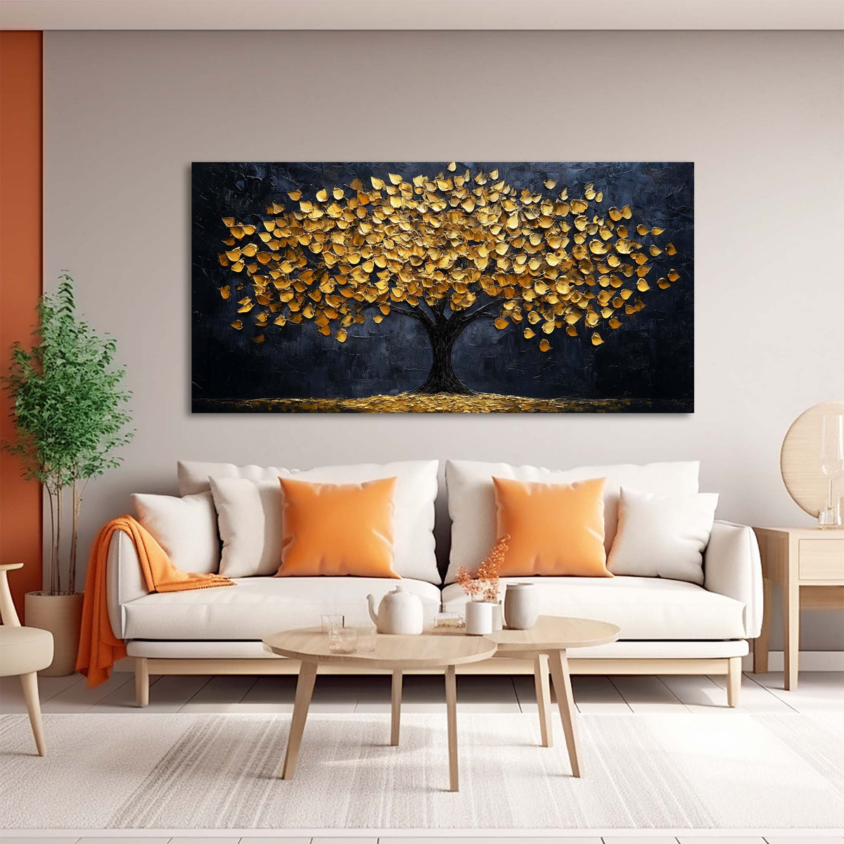 Navy Blue Abstract Abstract Wall Art Modern Canvas Painting Prints Artwork Office Hallway Bedroom Living Room Decor