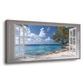 Green Coastal Nature Wall Art Canvas Painting Prints Artwor Office Bedroom Living Room Decor