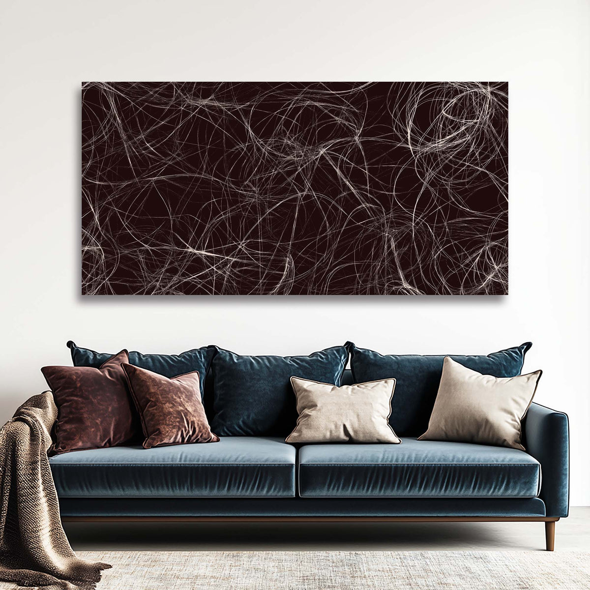 White Abstract Abstract Canvas Wall Art for Living Room Prints Artwork Bedroom Office Decor