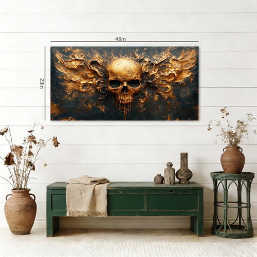 Black Mysterious Horror Wall Art Art Deco Painting Prints Canvas Artwork Living Room Family Bedroom Office Decor