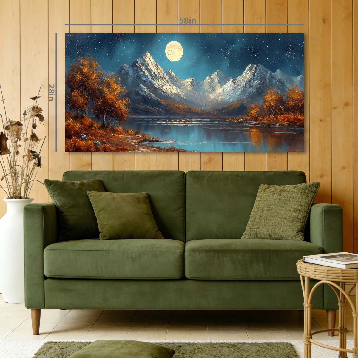 Gold Nature Wall Art Paintings Print Canvas Painting Prints Modern Artwork Office Living Room Over the Couch Bedroom Decor