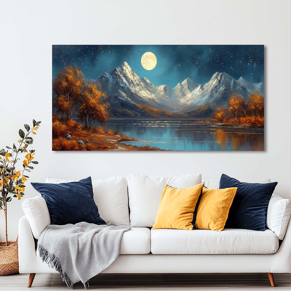 Gold Nature Wall Art Paintings Print Canvas Painting Prints Modern Artwork Office Living Room Over the Couch Bedroom Decor