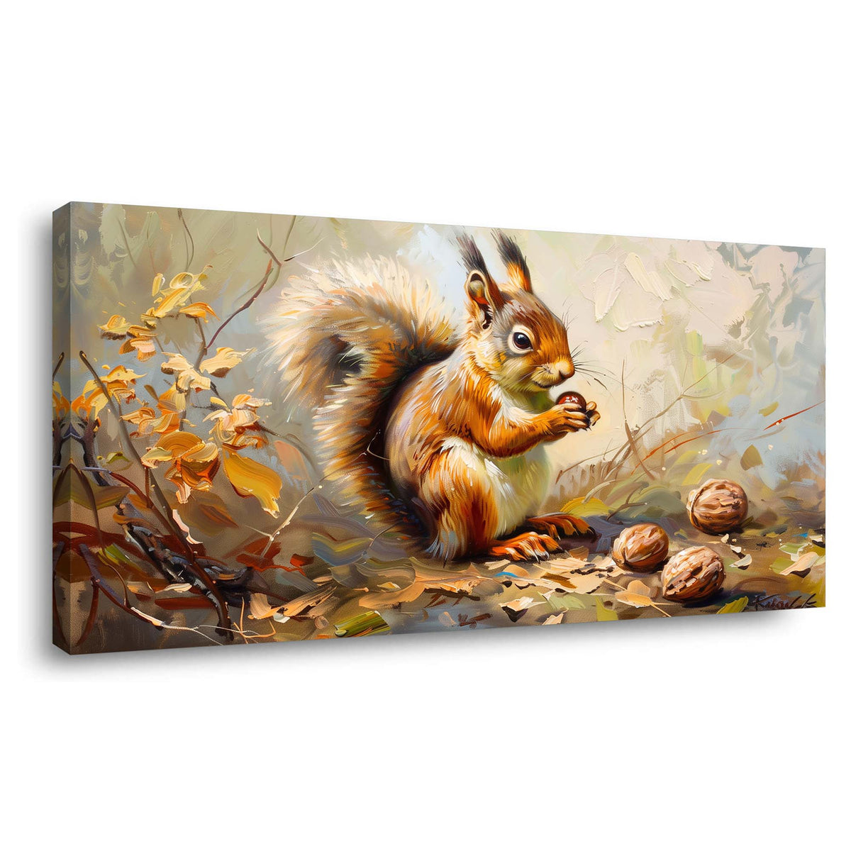Navy Blue Wildlife Animals Canvas Wall Art for Living Room Prints Artwork Bedroom Office Decor