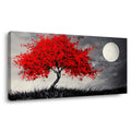 White Mysterious Abstract Wall Art Canvas Painting Prints Artwor Office Bedroom Living Room Decor