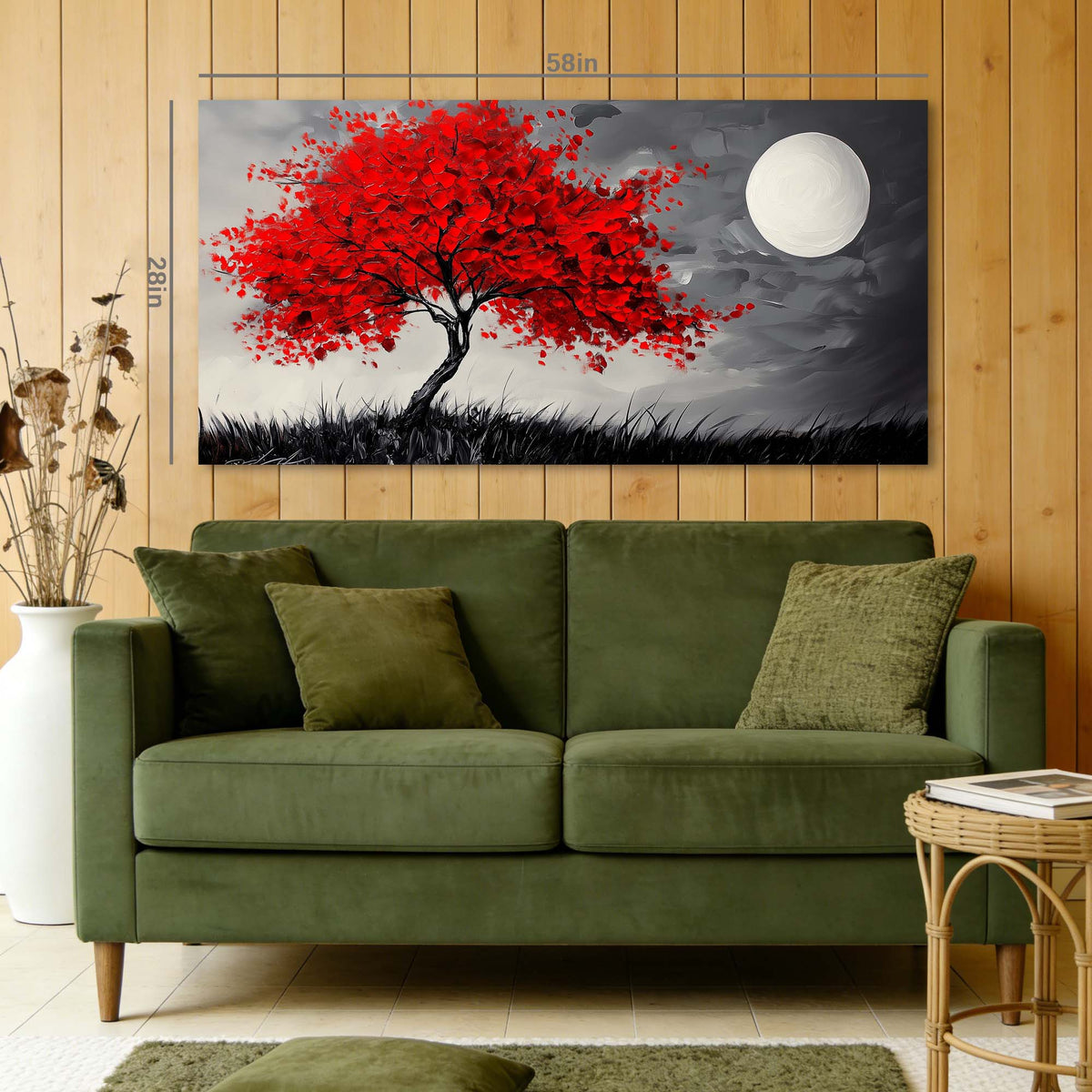 White Mysterious Abstract Wall Art Canvas Painting Prints Artwor Office Bedroom Living Room Decor