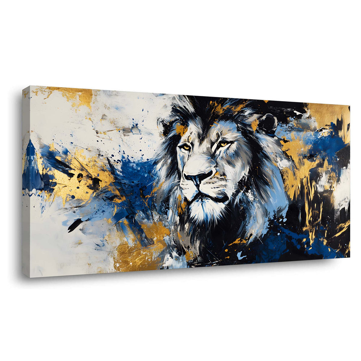 Gold Abstract Animals Wall Art Art Deco Painting Prints Canvas Artwork Living Room Family Bedroom Office Decor