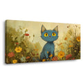 Blue Floral Wall Art Paintings Print Canvas Painting Prints Modern Artwork Office Living Room Over the Couch Bedroom Decor