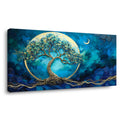 Blue Fairytale Wall Art for Living Room Canvas Painting Prints Art Deco Artwork Office Bedroom Decor