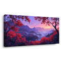 Red Fantasy Nature Wall Art Canvas Painting Prints Artwor Office Bedroom Living Room Decor
