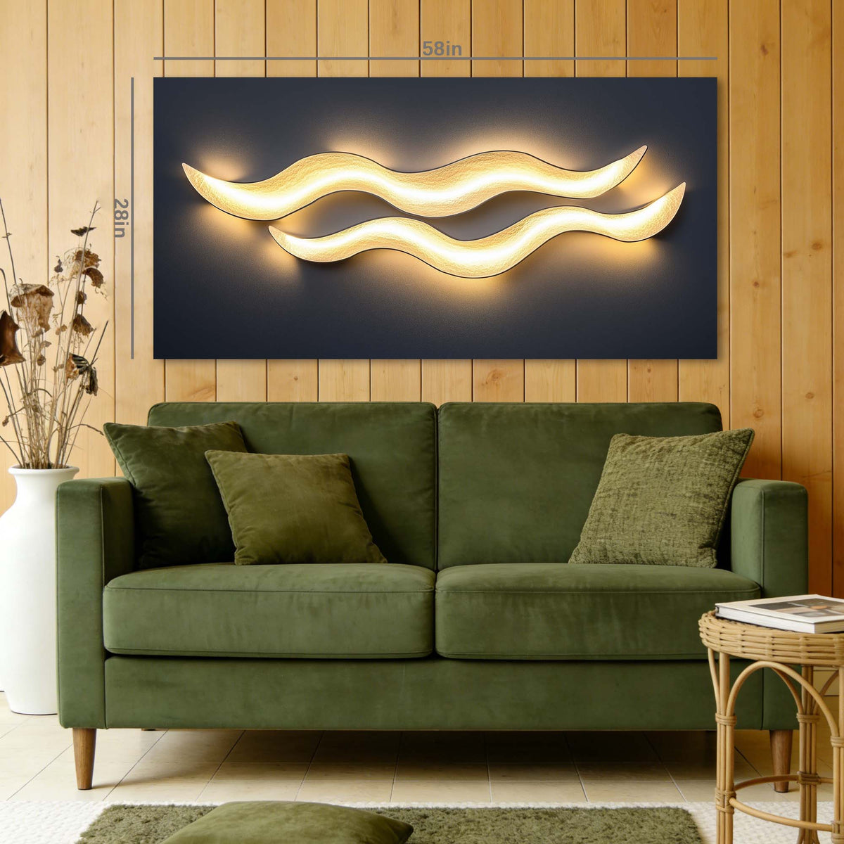 Blue Black and White Abstract Wall Art Modern Canvas Painting Prints Artwork Office Hallway Bedroom Living Room Decor