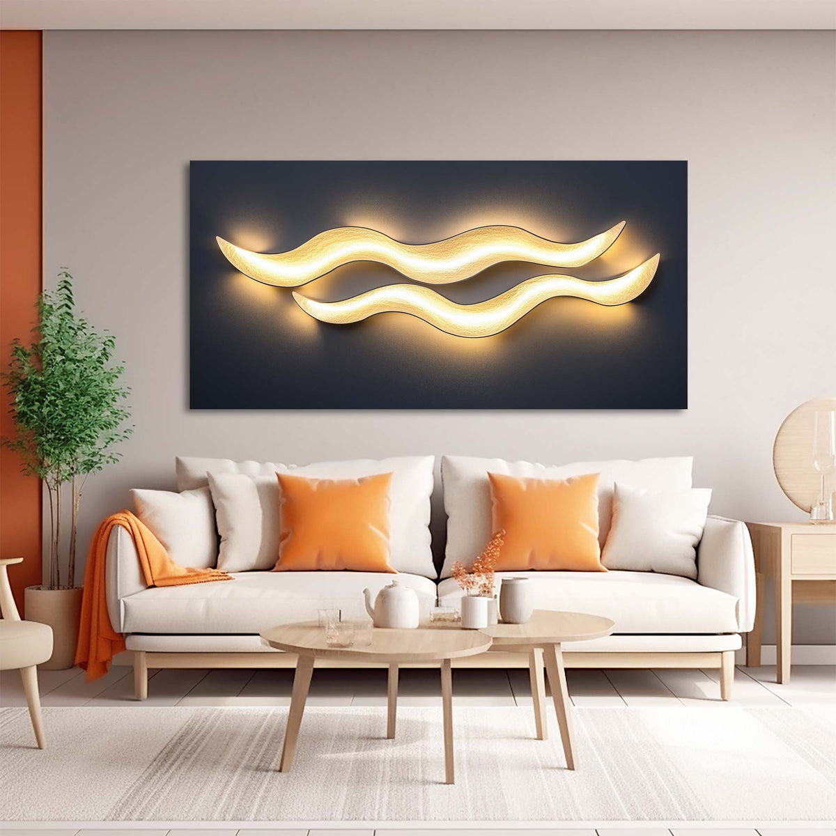 Blue Black and White Abstract Wall Art Modern Canvas Painting Prints Artwork Office Hallway Bedroom Living Room Decor