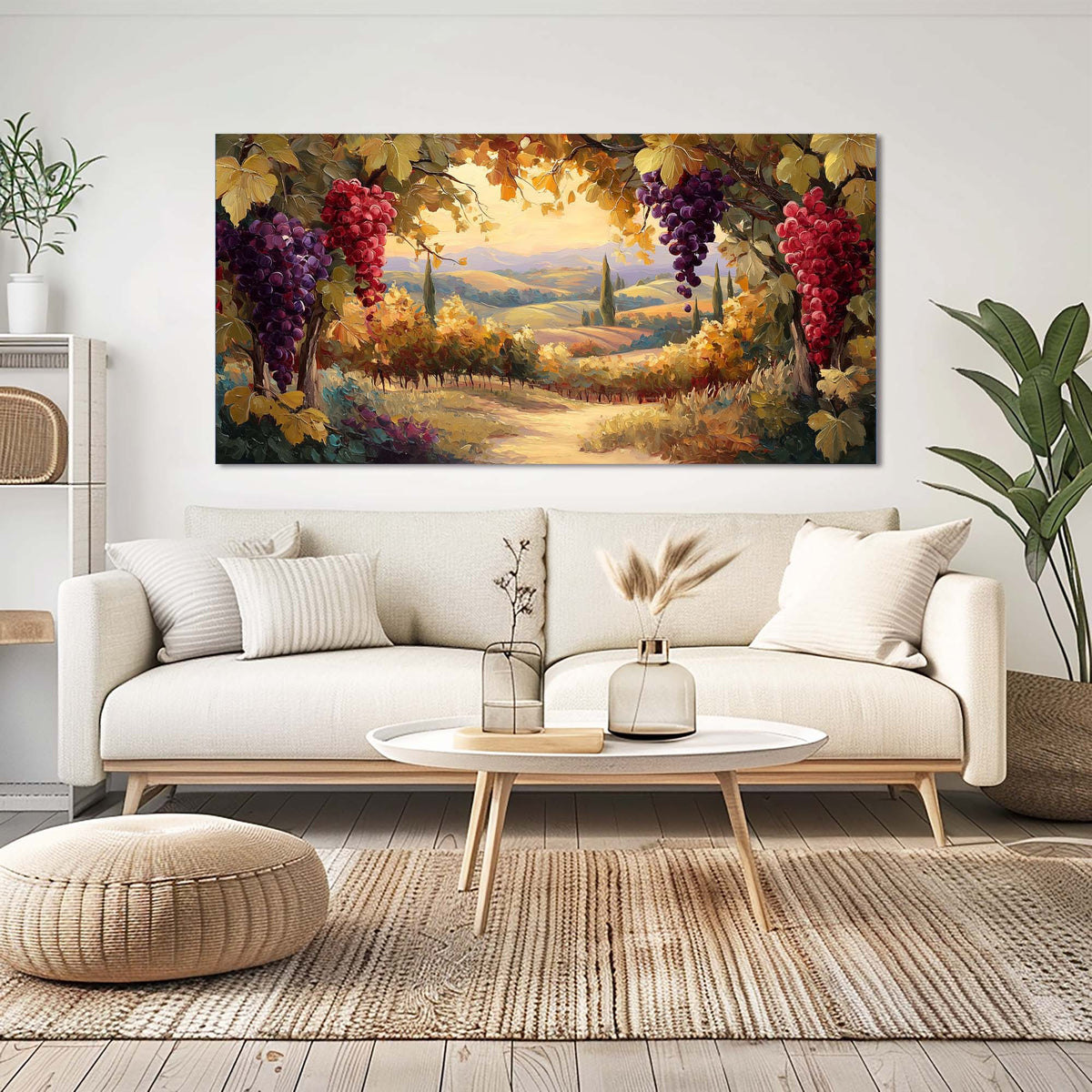 Grape Nature Wall Art Paintings Print Canvas Painting Prints Modern Artwork Office Living Room Over the Couch Bedroom Decor