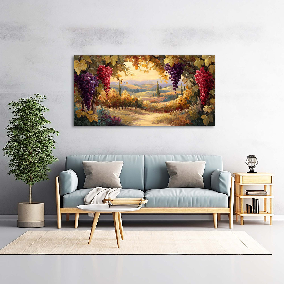 Grape Nature Wall Art Paintings Print Canvas Painting Prints Modern Artwork Office Living Room Over the Couch Bedroom Decor
