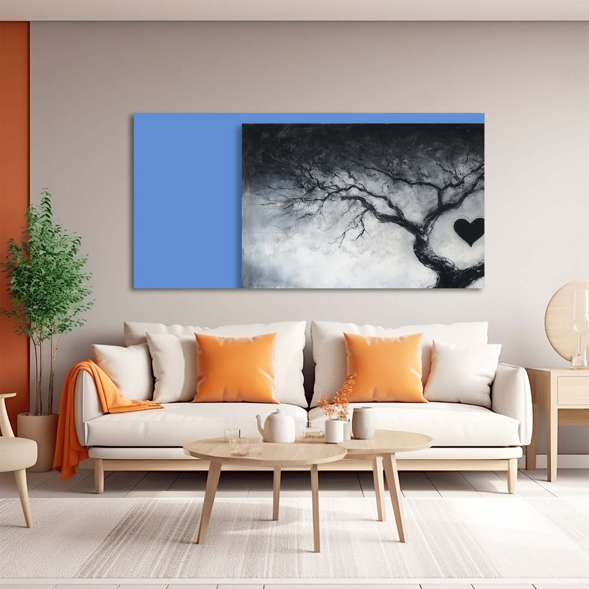 Red Abstract Wall Art for Living Room Canvas Painting Prints Art Deco Artwork Office Bedroom Decor