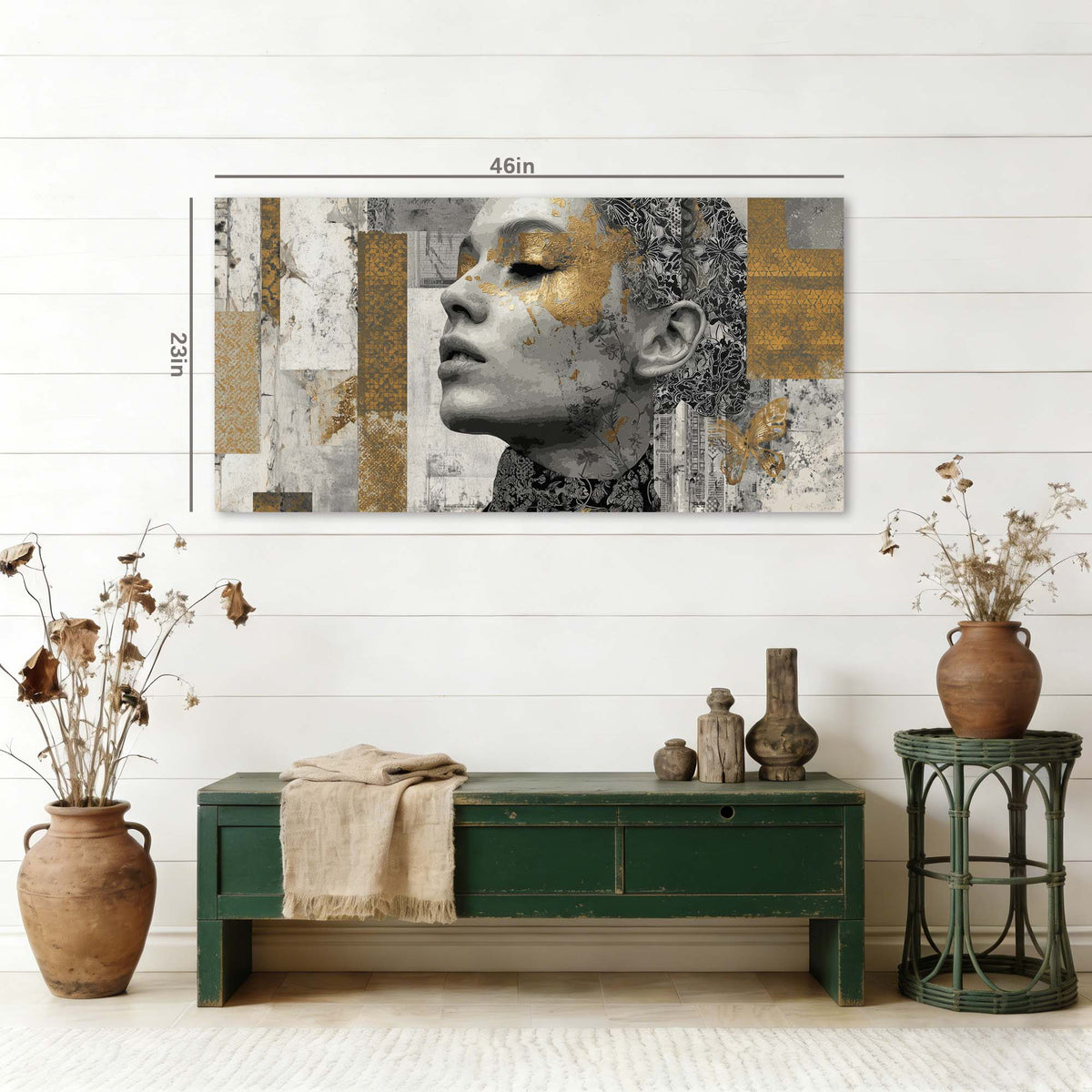 Gold Abstract Abstract Canvas Wall Art for Living Room Prints Artwork Bedroom Office Decor