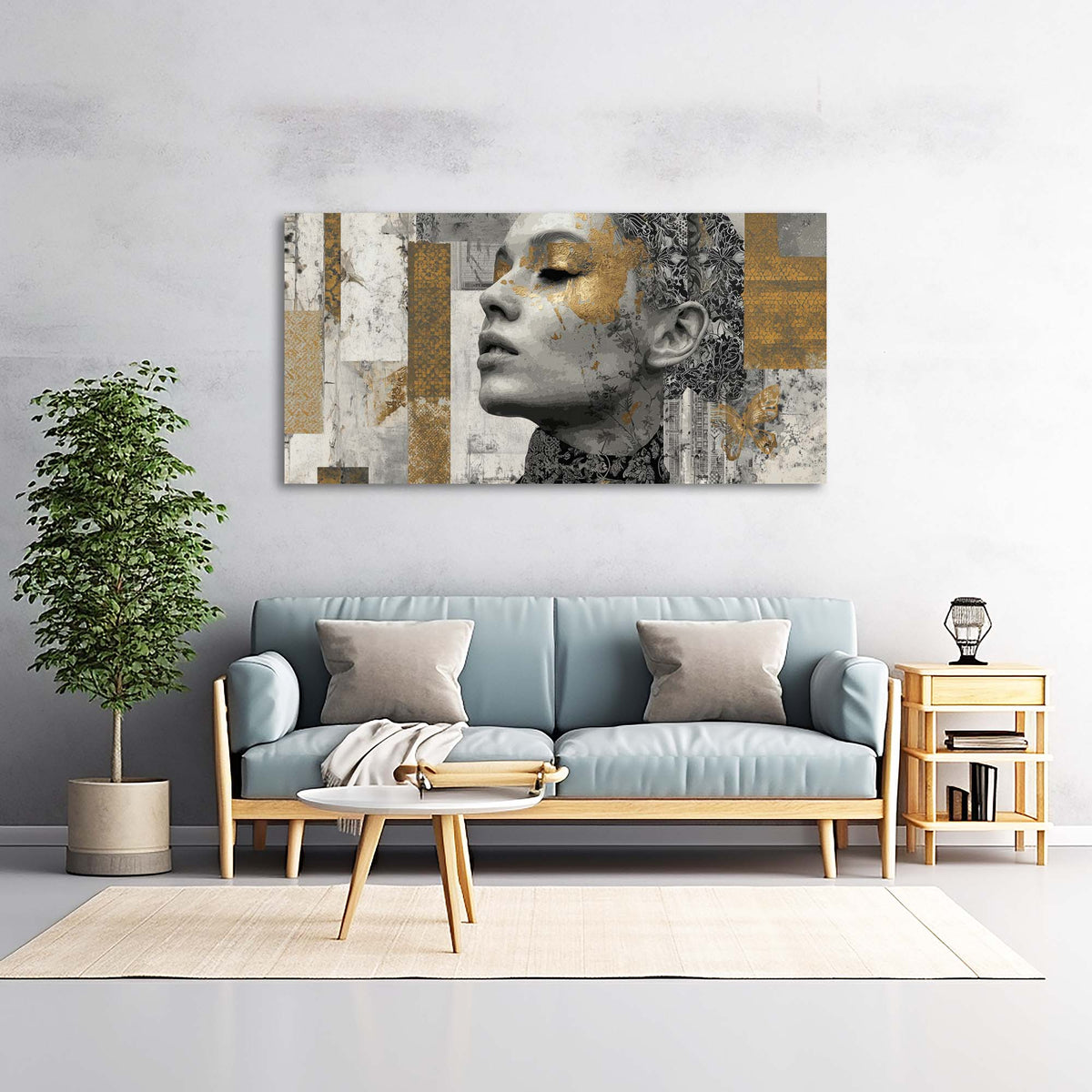 Gold Abstract Abstract Canvas Wall Art for Living Room Prints Artwork Bedroom Office Decor