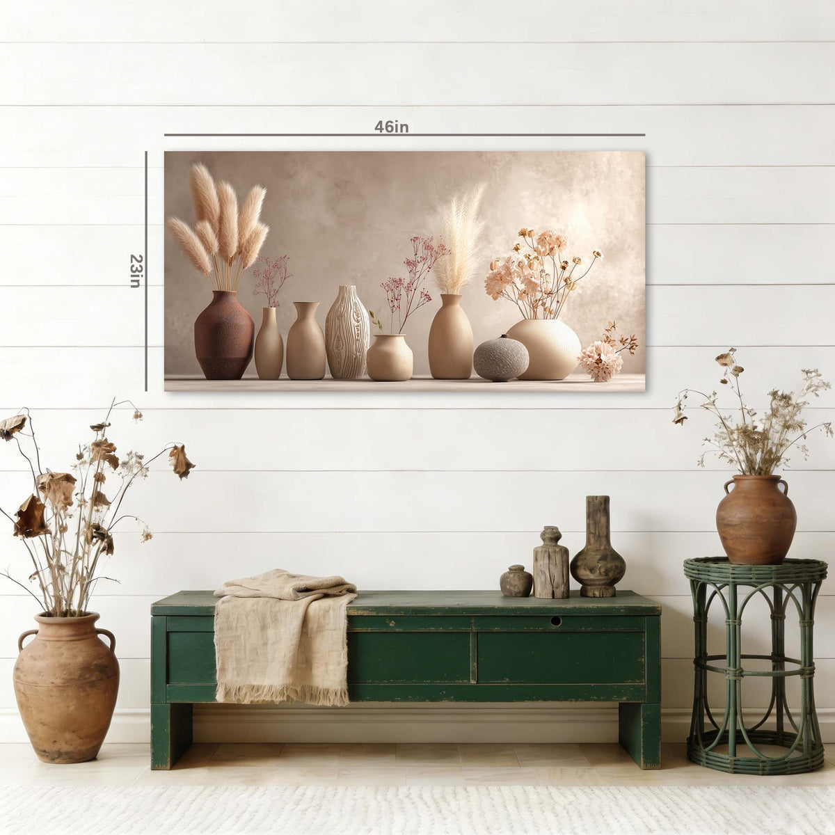 Brown Floral Wall Art Paintings Print Canvas Painting Prints Modern Artwork Office Living Room Over the Couch Bedroom Decor