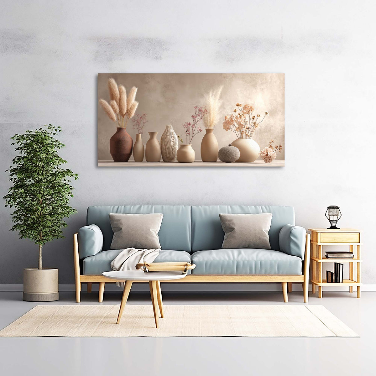 Brown Floral Wall Art Paintings Print Canvas Painting Prints Modern Artwork Office Living Room Over the Couch Bedroom Decor