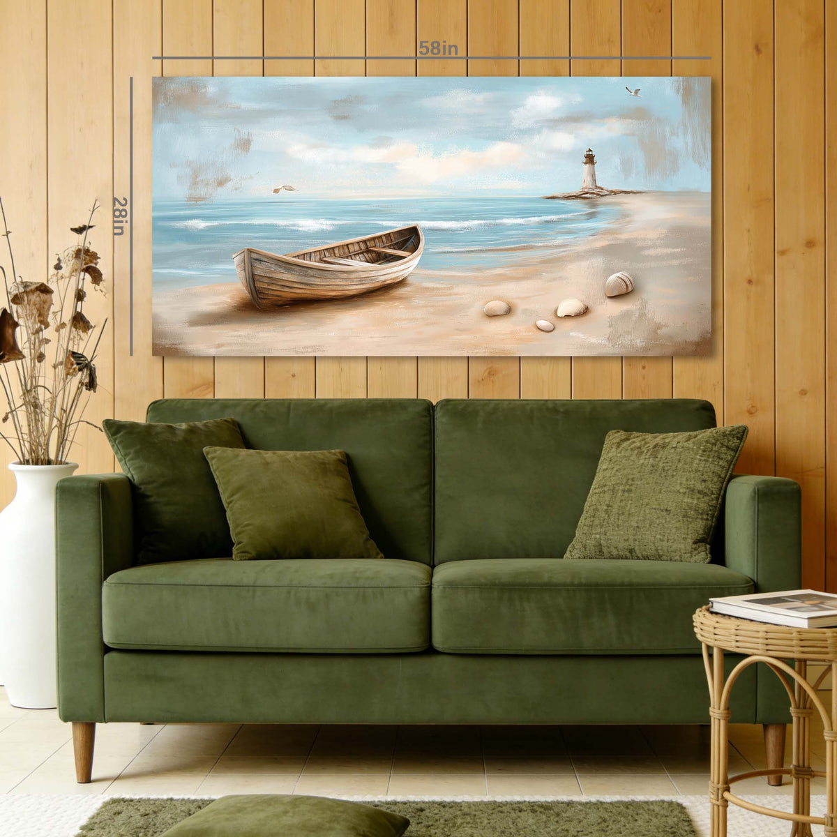 Khaki Nature Wall Art Paintings Print Canvas Painting Prints Modern Artwork Office Living Room Over the Couch Bedroom Decor
