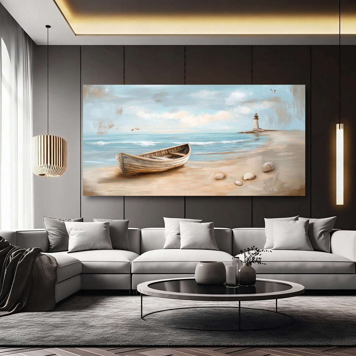 Khaki Nature Wall Art Paintings Print Canvas Painting Prints Modern Artwork Office Living Room Over the Couch Bedroom Decor