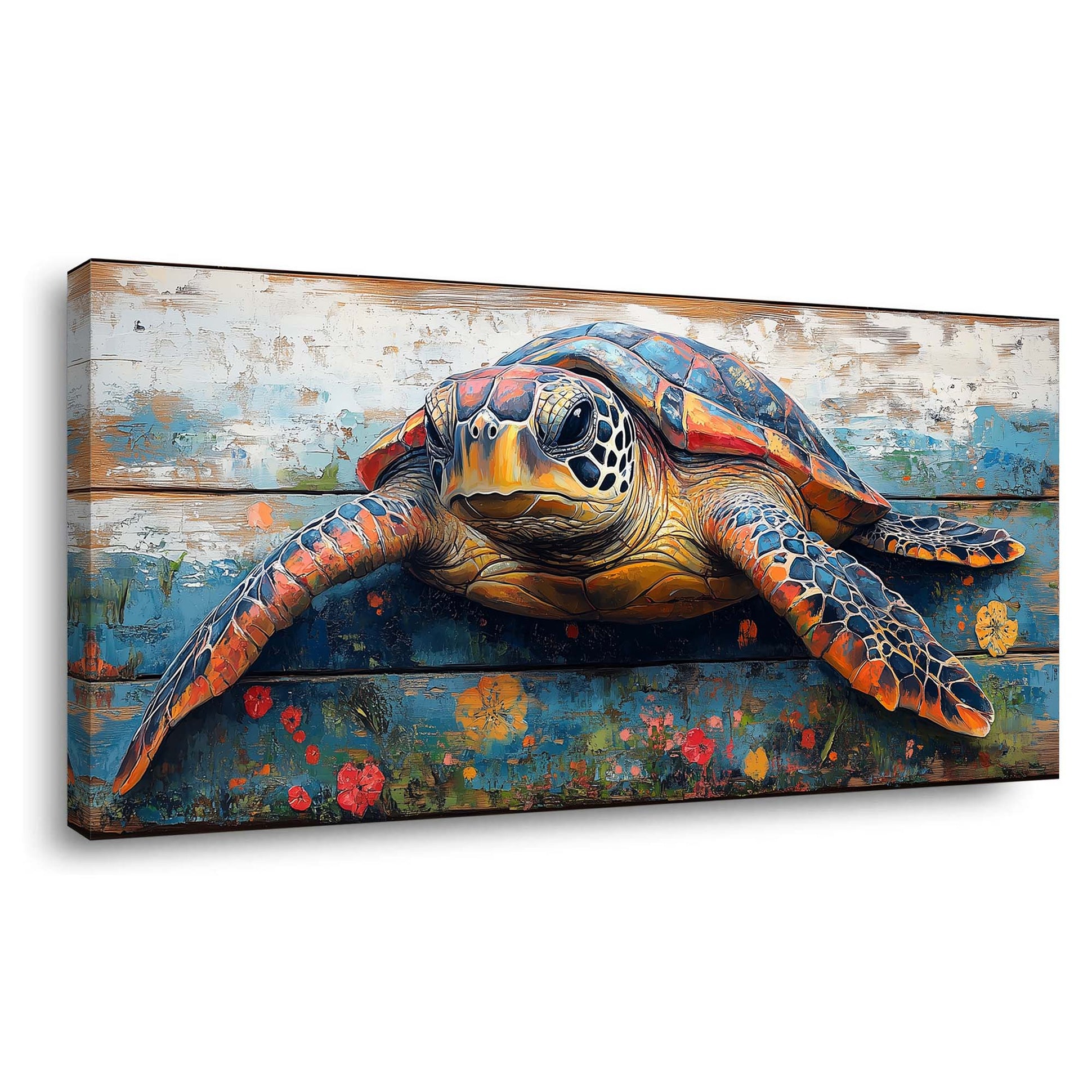Red Tropical Animals Canvas Wall Art for Living Room Prints Artwork Bedroom Office Decor