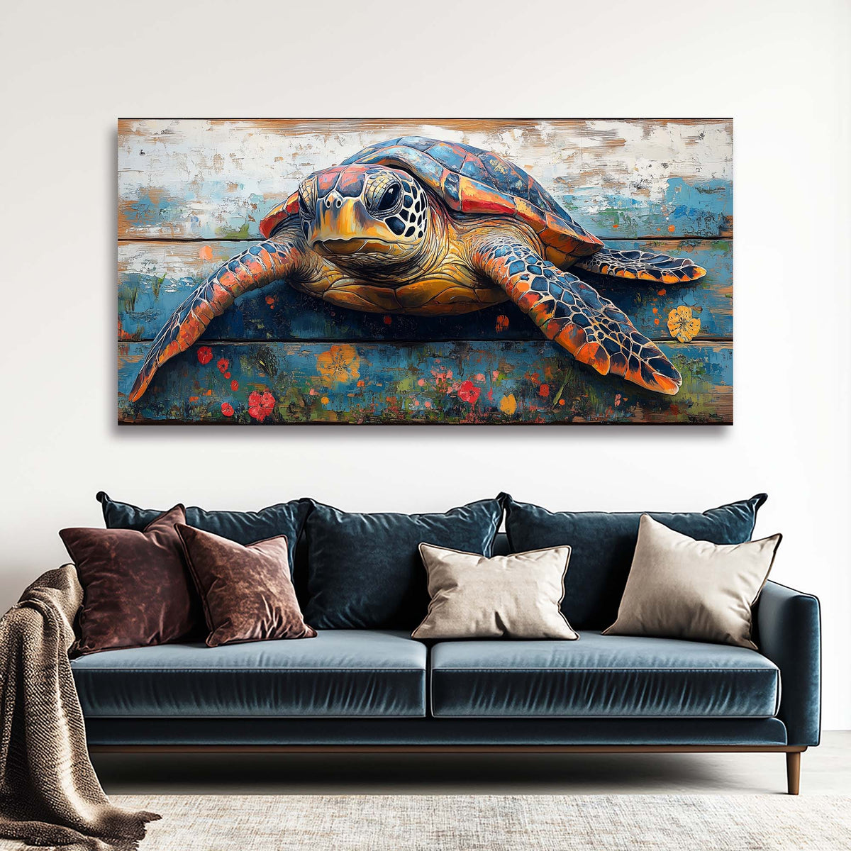 Red Tropical Animals Canvas Wall Art for Living Room Prints Artwork Bedroom Office Decor