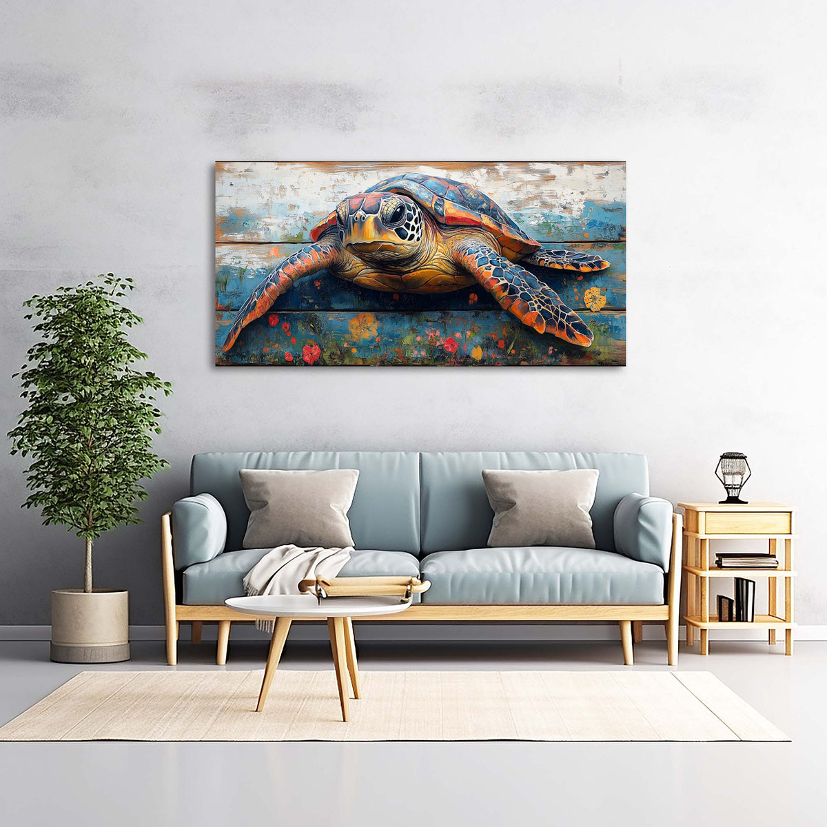 Red Tropical Animals Canvas Wall Art for Living Room Prints Artwork Bedroom Office Decor