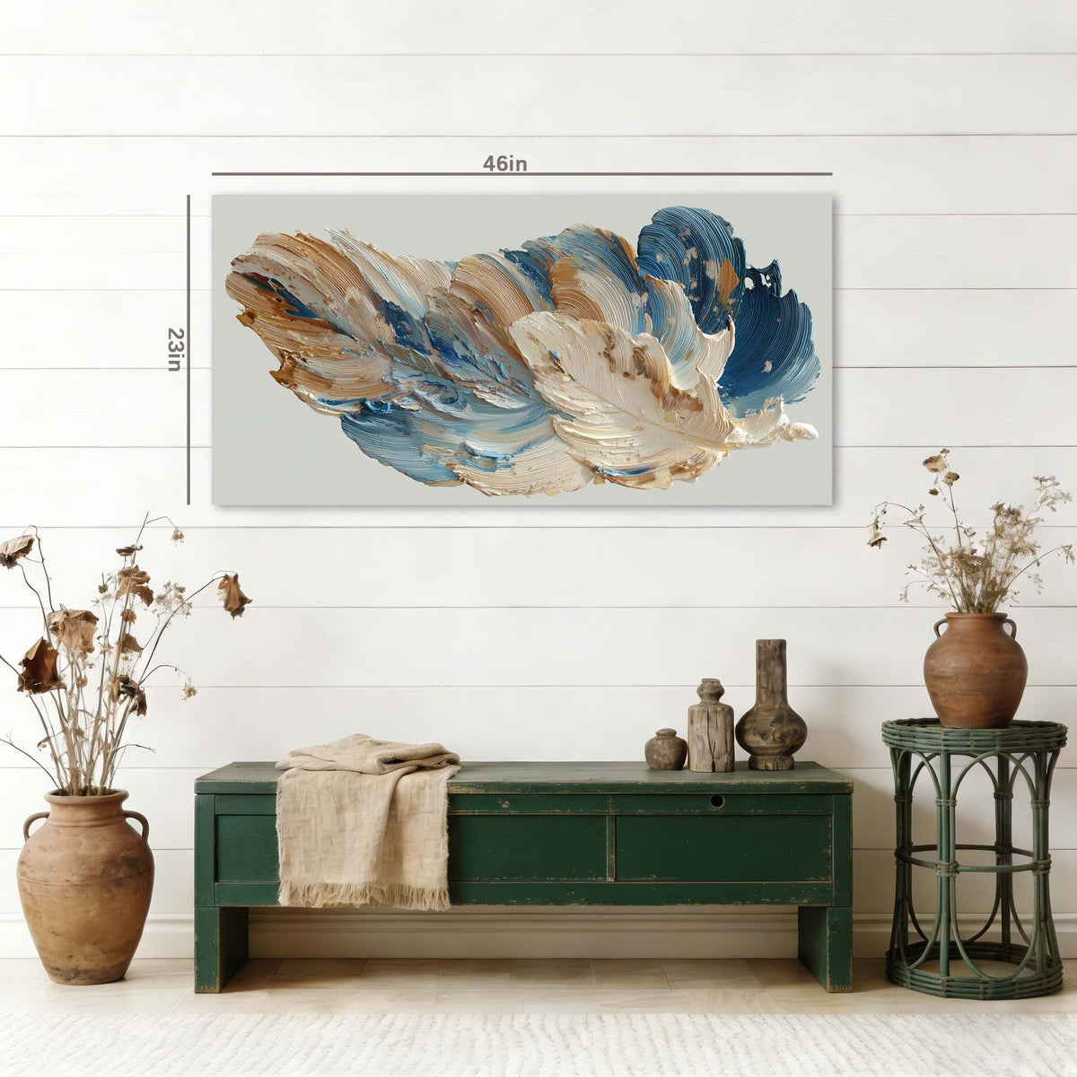 Beige Abstract Abstract Wall Art Modern Canvas Painting Prints Artwork Office Hallway Bedroom Living Room Decor