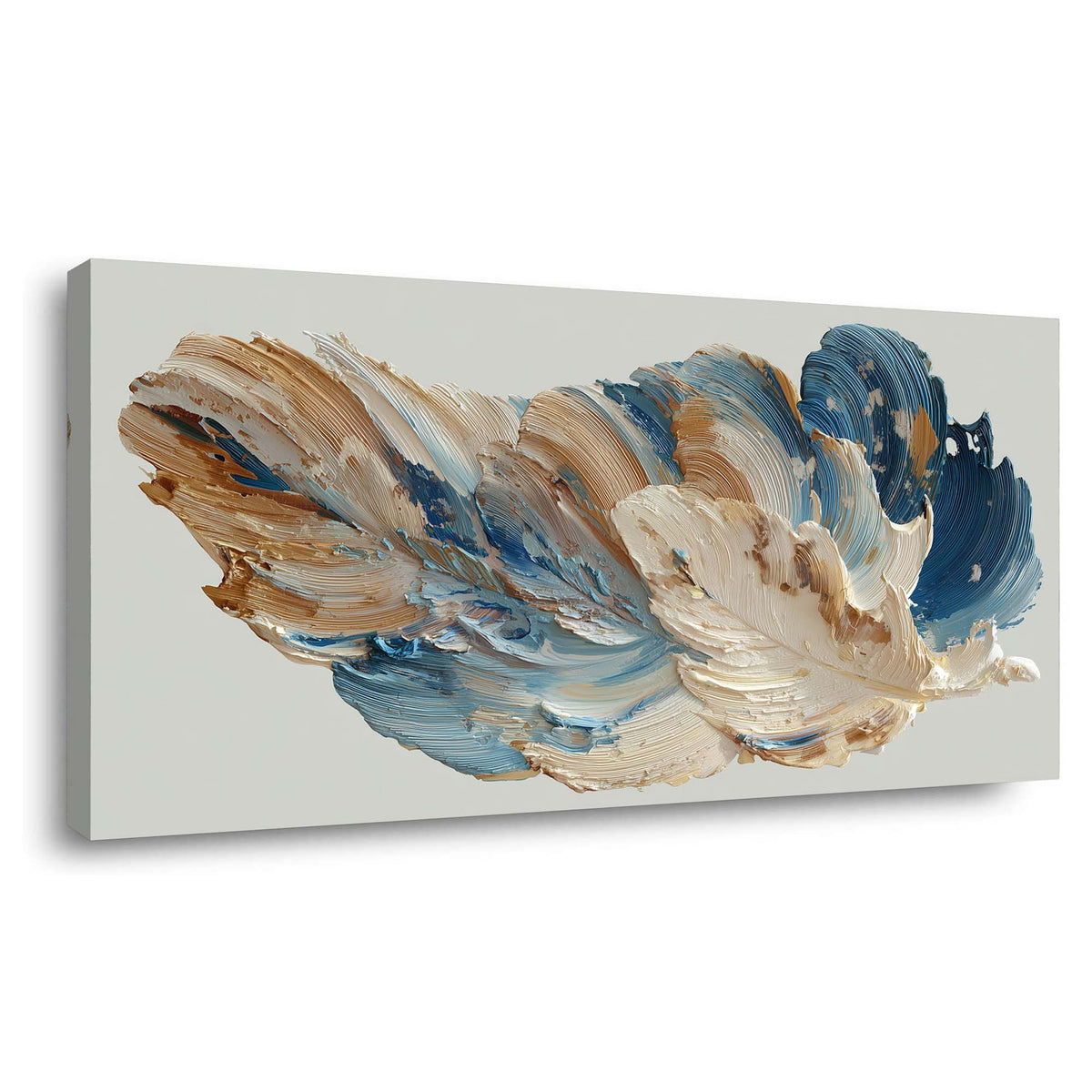 Beige Abstract Abstract Wall Art Modern Canvas Painting Prints Artwork Office Hallway Bedroom Living Room Decor