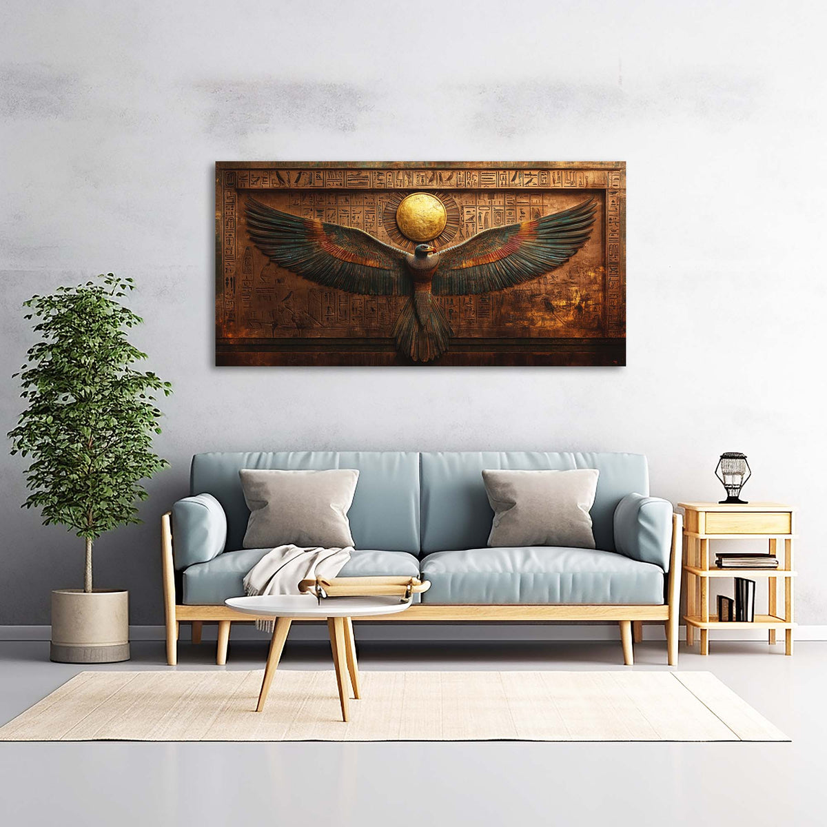 Navy Blue Religious Wall Art for Living Room Canvas Painting Prints Art Deco Artwork Office Bedroom Decor