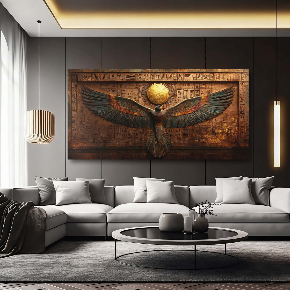 Navy Blue Religious Wall Art for Living Room Canvas Painting Prints Art Deco Artwork Office Bedroom Decor