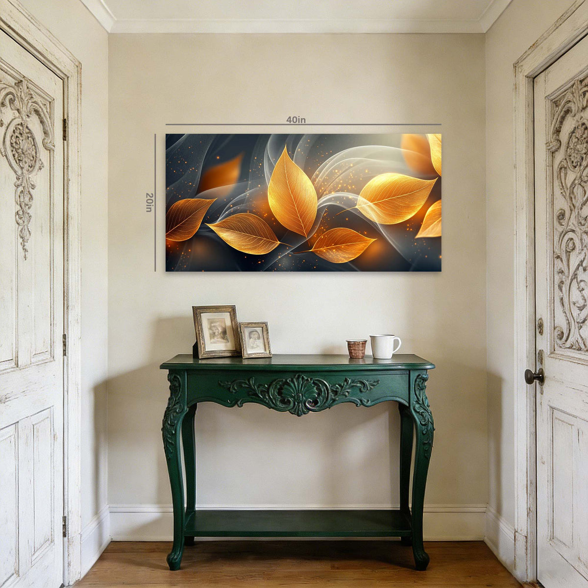 Gold Fantasy Abstract Canvas Wall Art for Living Room Prints Artwork Bedroom Office Decor