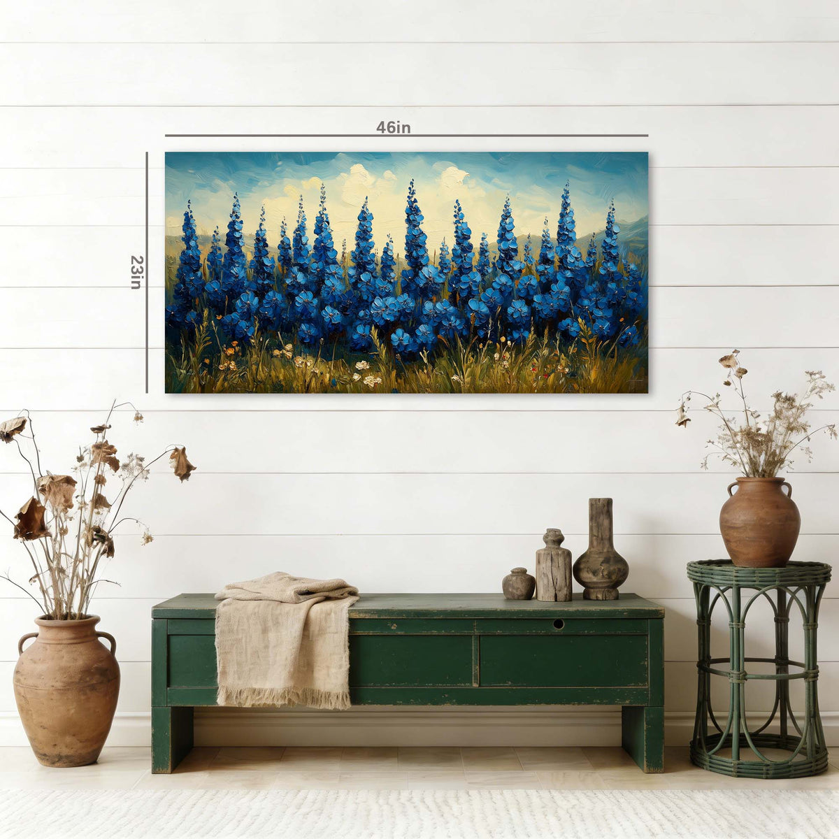 Yellow Floral Floral Canvas Wall Art for Living Room Prints Artwork Bedroom Office Decor