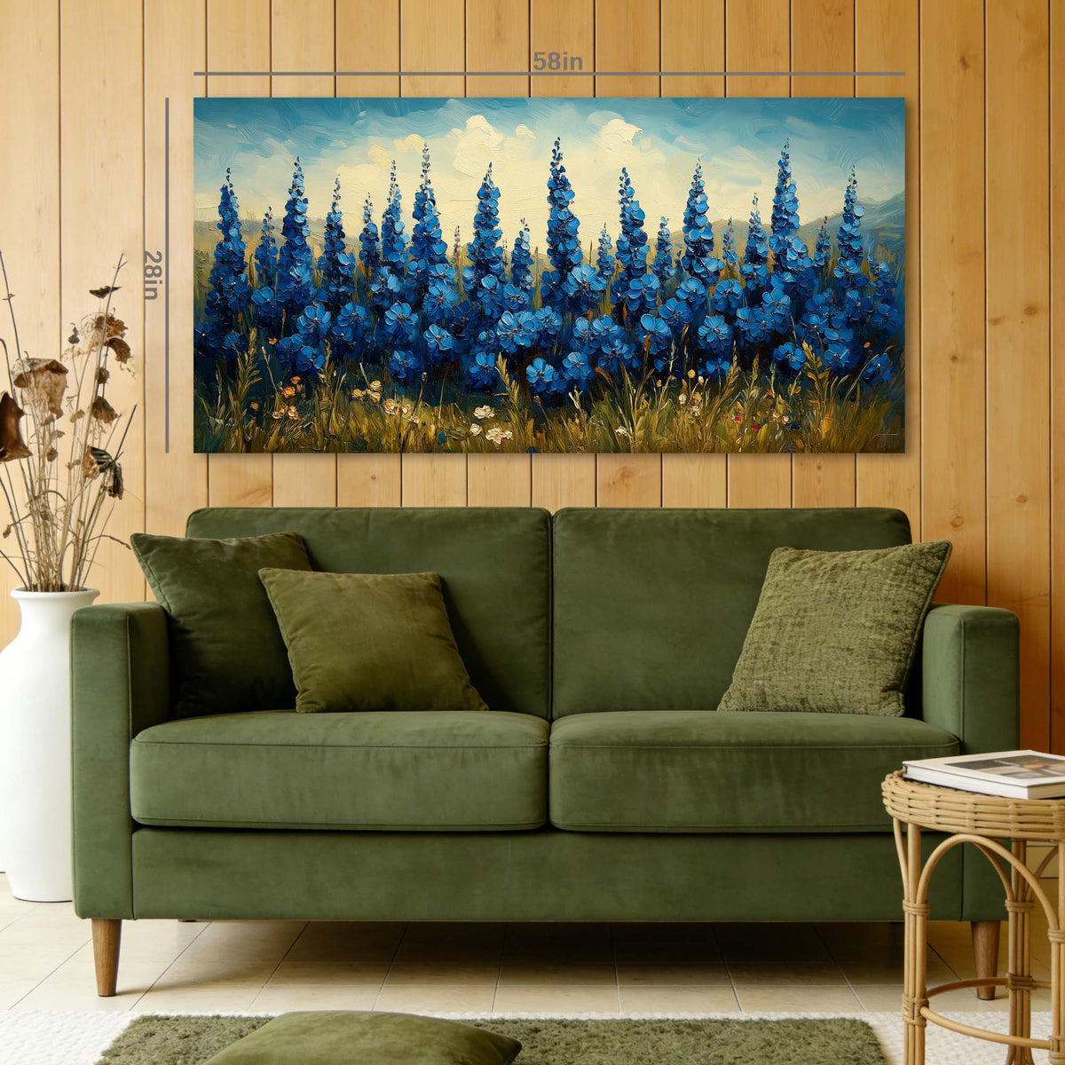 Yellow Floral Floral Canvas Wall Art for Living Room Prints Artwork Bedroom Office Decor