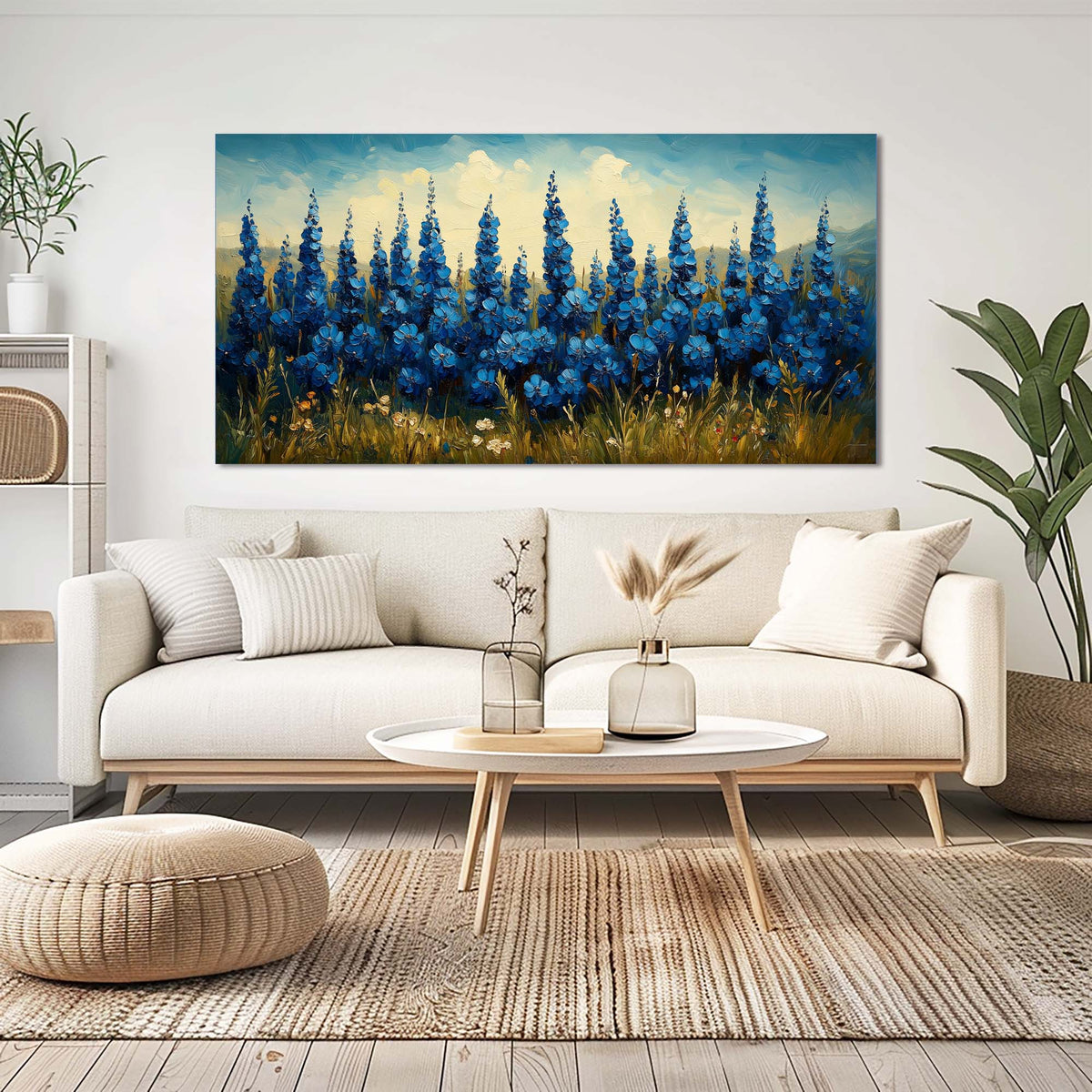 Yellow Floral Floral Canvas Wall Art for Living Room Prints Artwork Bedroom Office Decor